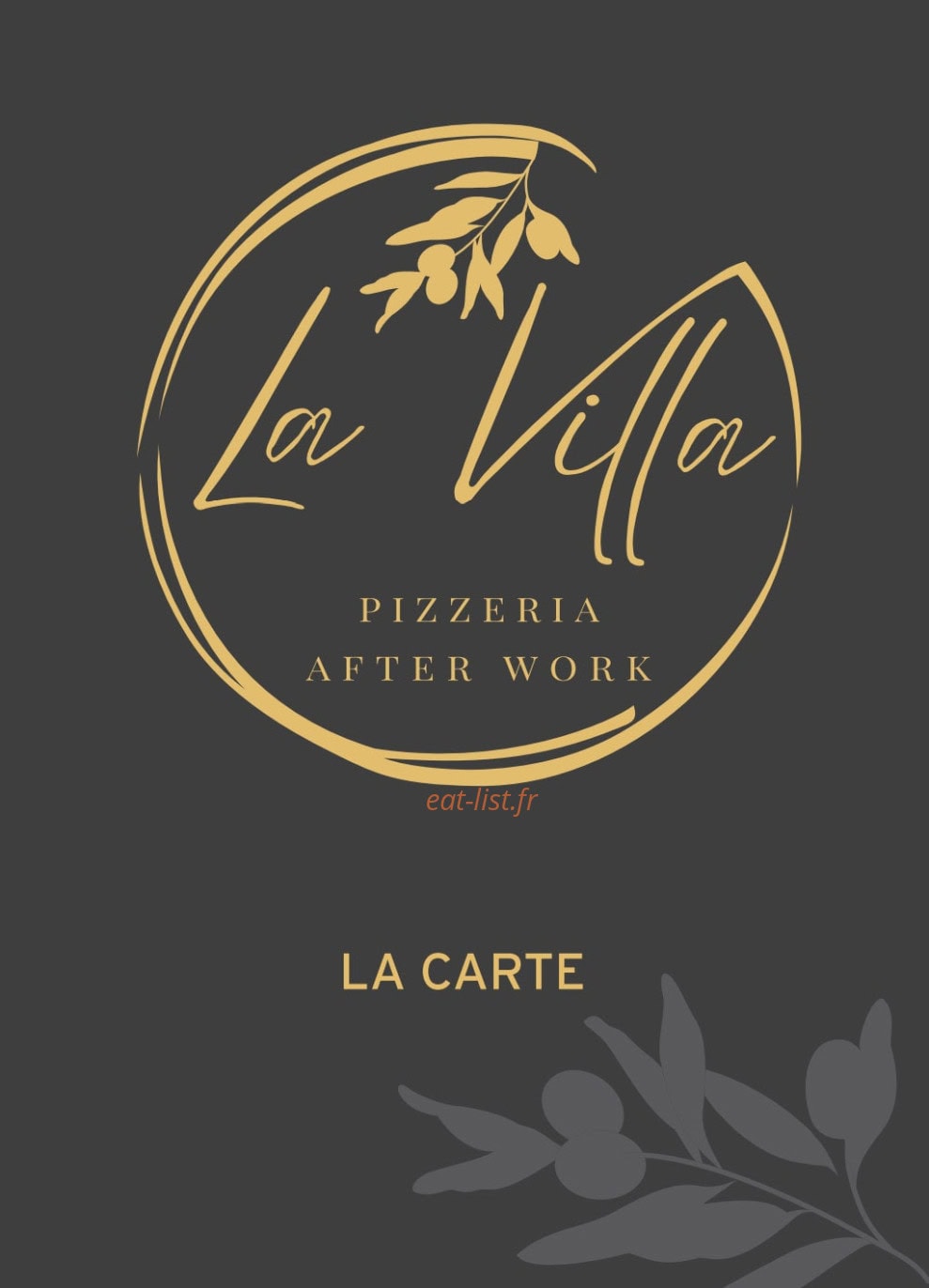La Villa — carte page 1