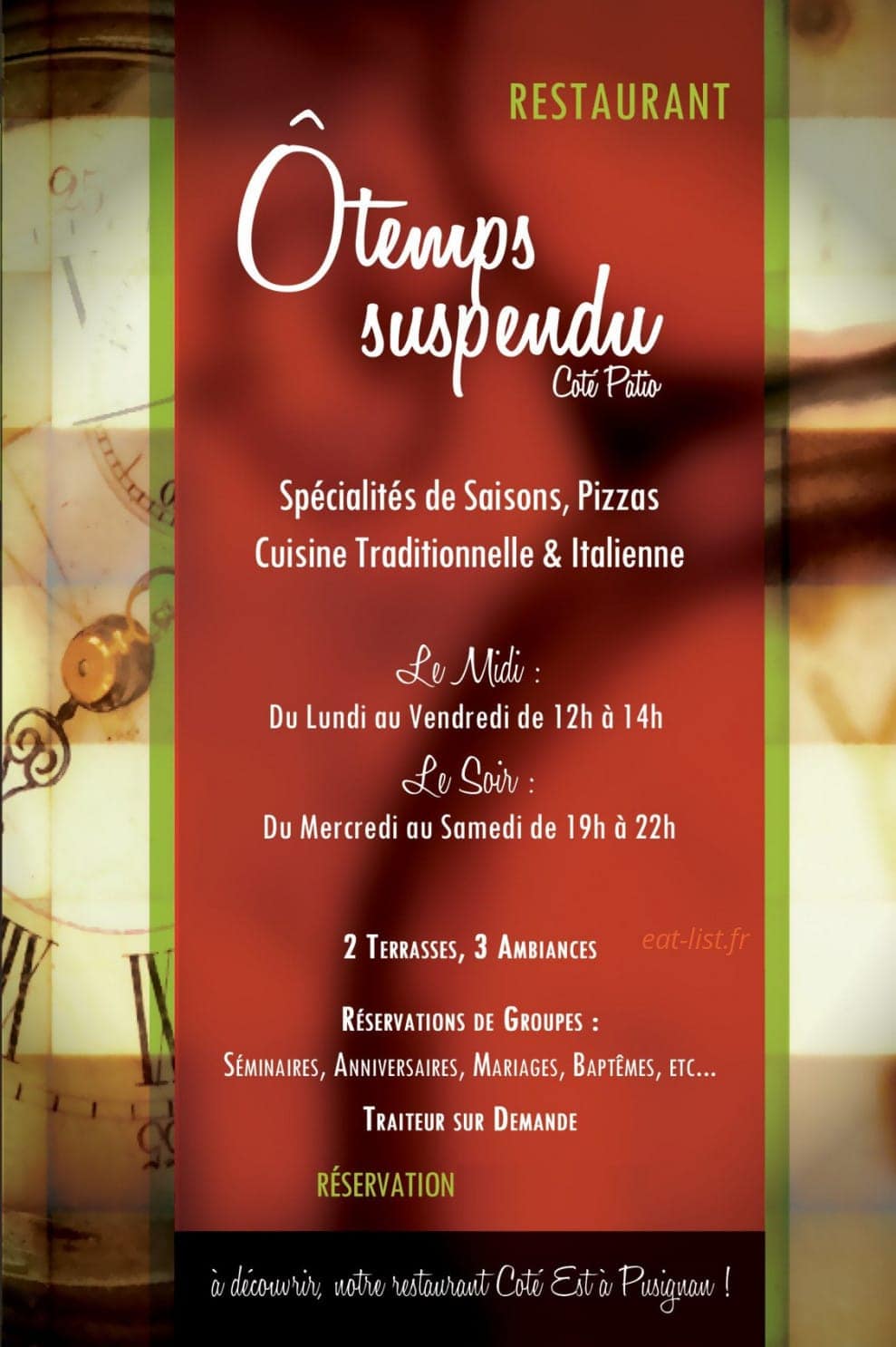 Ô Temps Suspendu Côté Patio — carte page 1