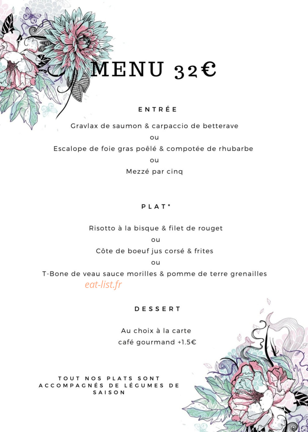 Auberge du Pas-Sage — carte page 3