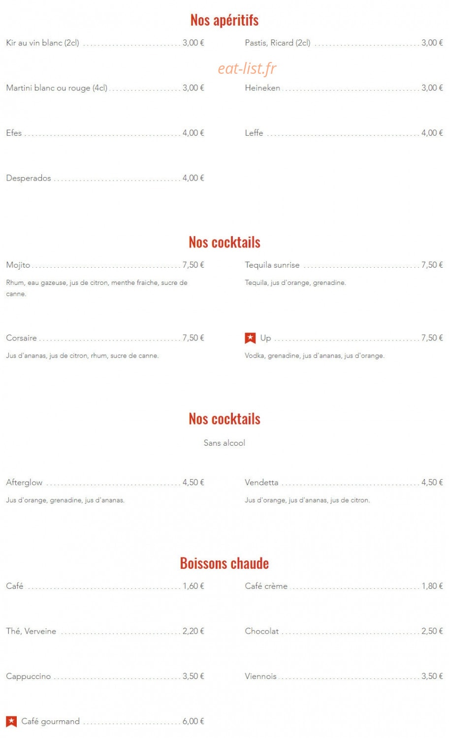 Warm Up — carte page 5