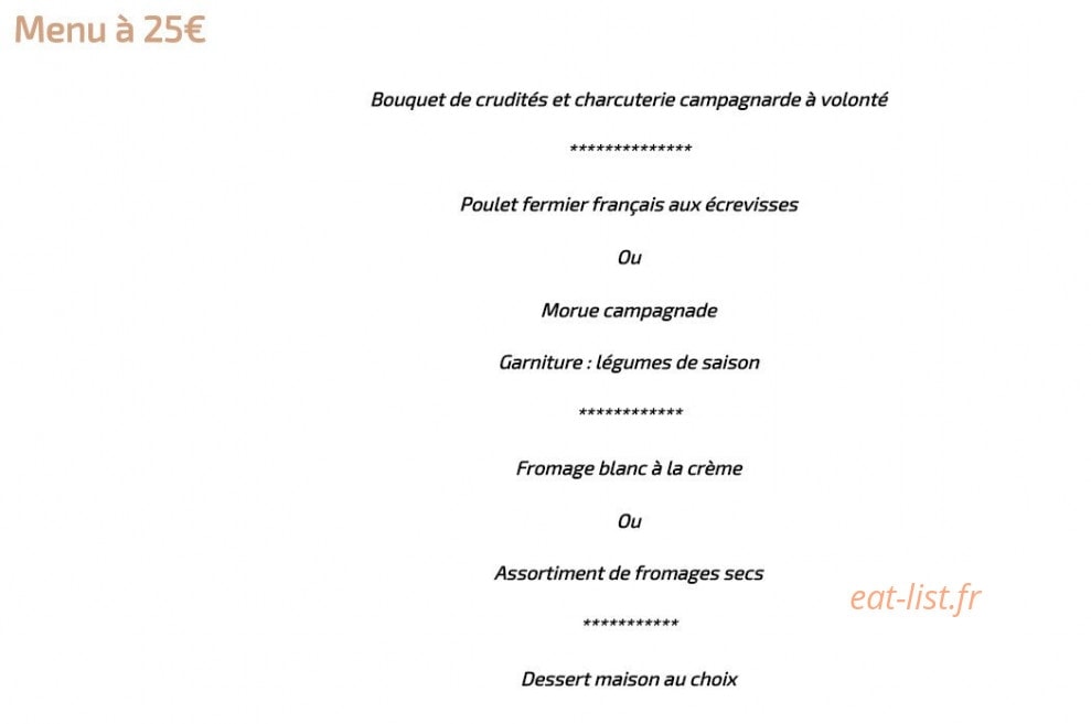 Le Campagnard — carte page 4