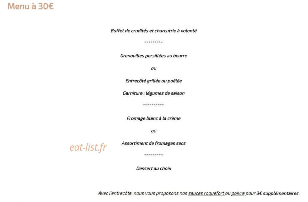 Le Campagnard — carte page 5