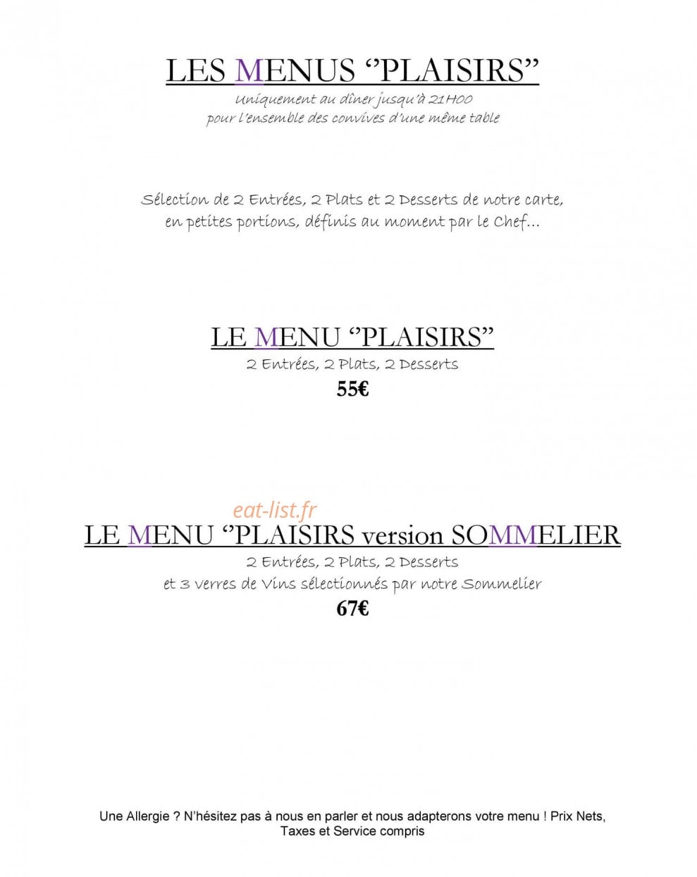 L'Olivier — carte page 1