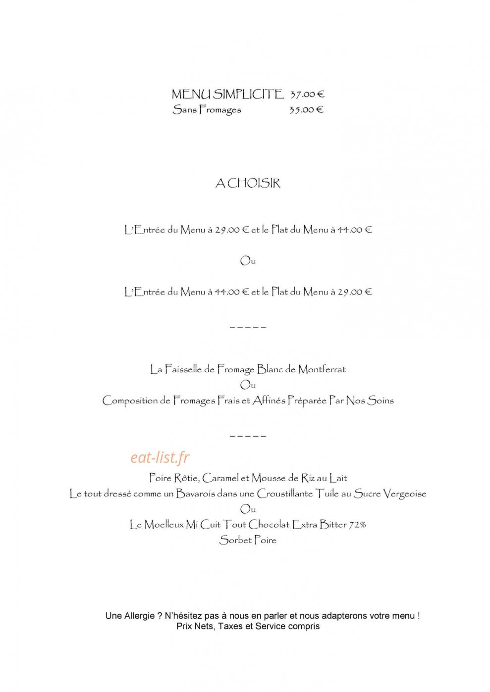 L'Olivier — carte page 5