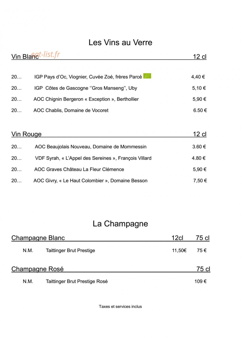L'Olivier — carte page 9