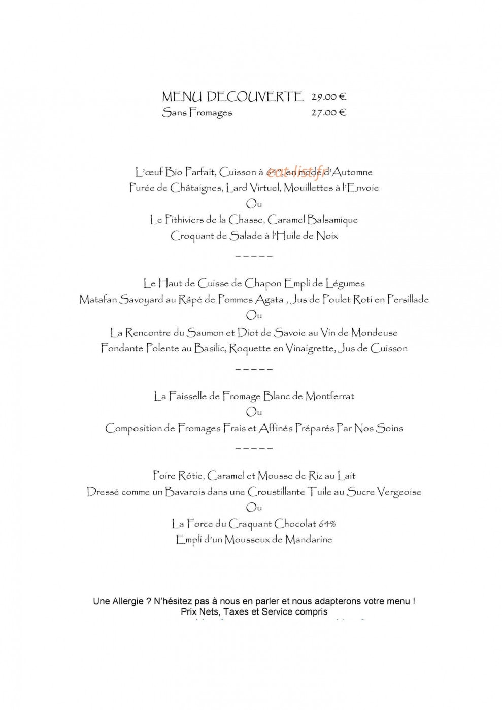 L'Olivier — carte page 4