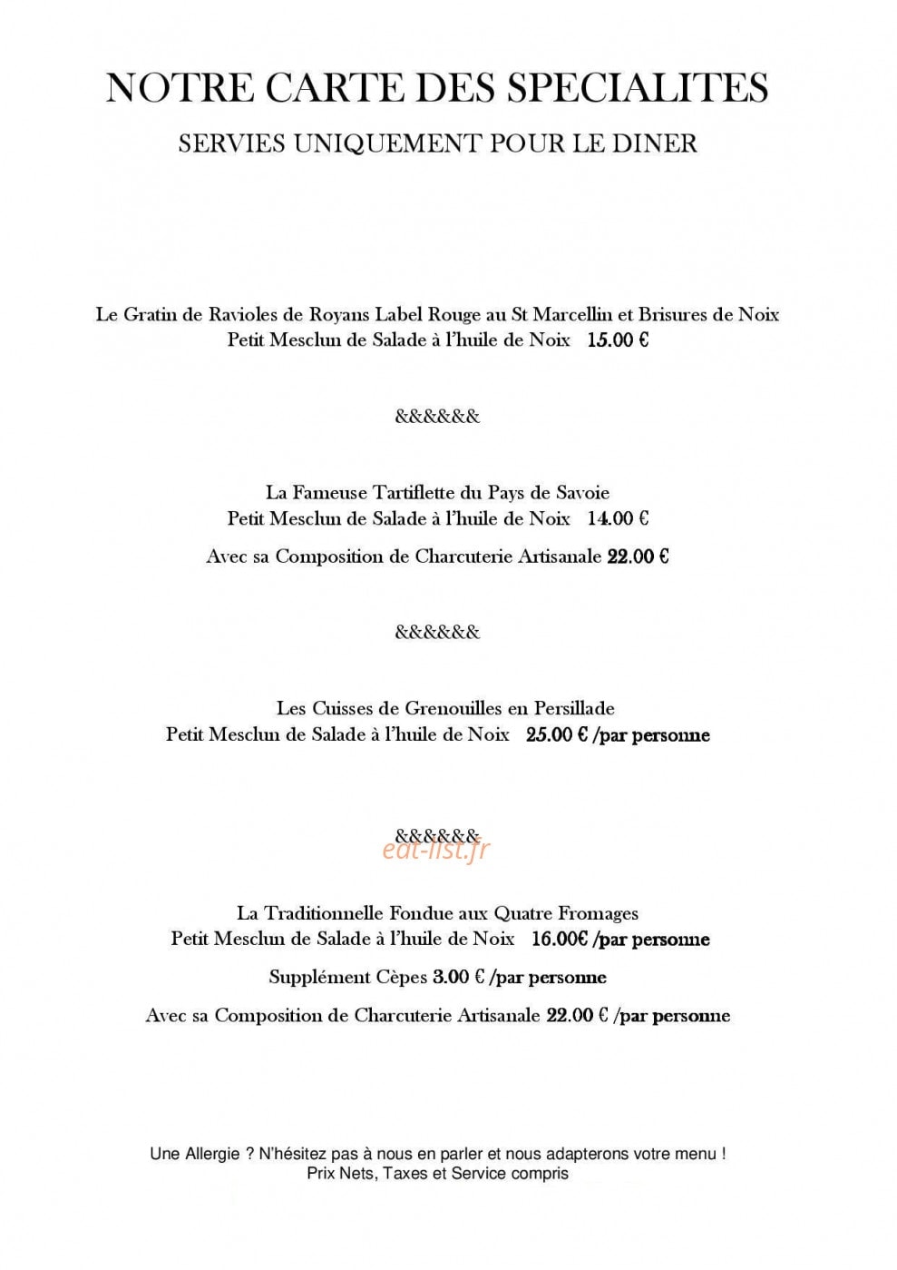 L'Olivier — carte page 7