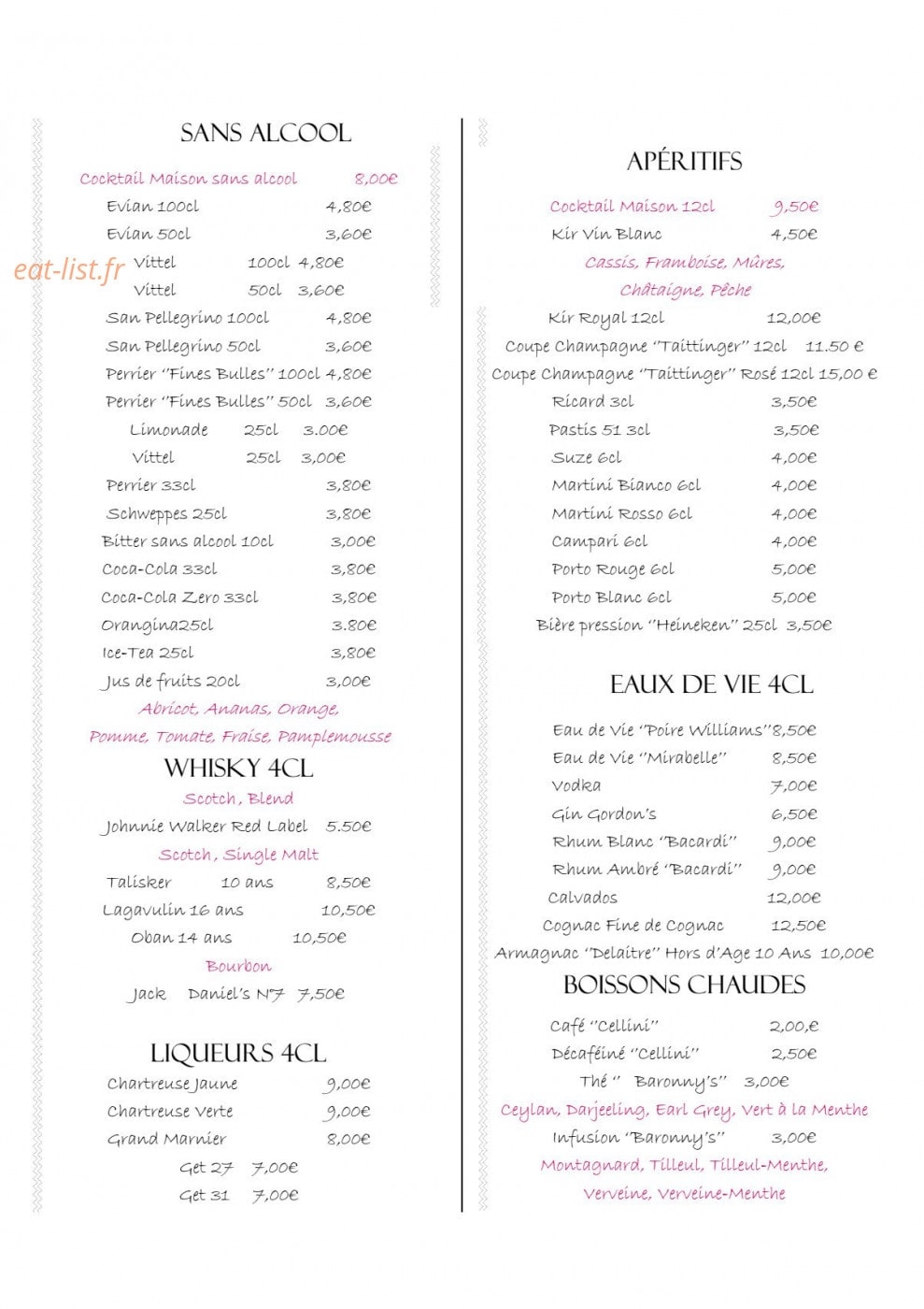 L'Olivier — carte page 14