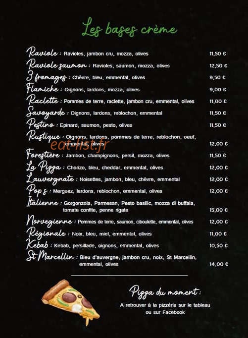 Tradi'Pizz — carte page 3