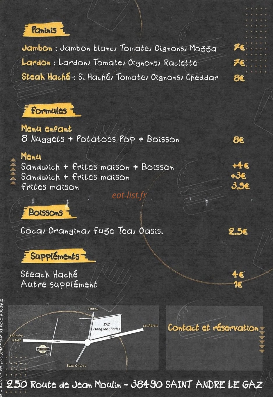 O Bun's — carte page 2