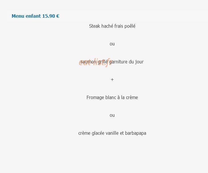 Restaurant L'Eden — carte page 5