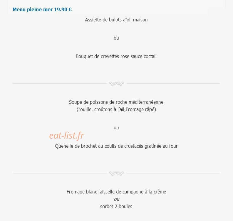 Restaurant L'Eden — carte page 6