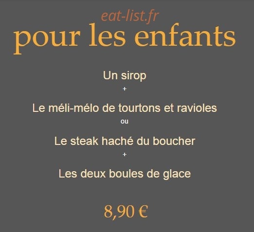 Restaurant Le Valgo — carte page 19