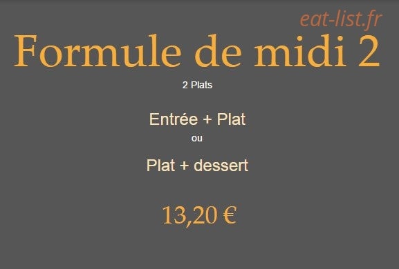 Restaurant Le Valgo — carte page 17