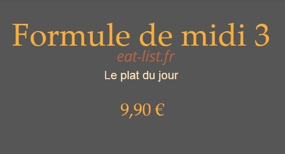 Restaurant Le Valgo — carte page 18