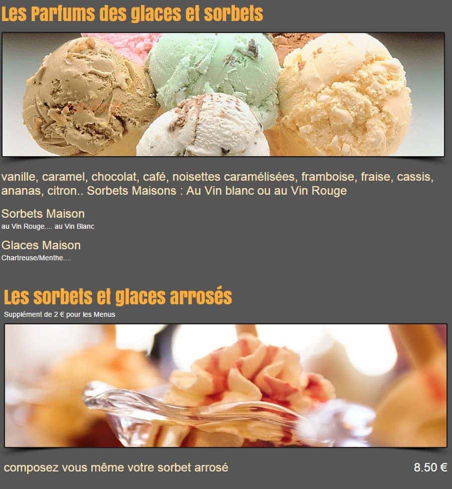Restaurant Le Valgo — carte page 7