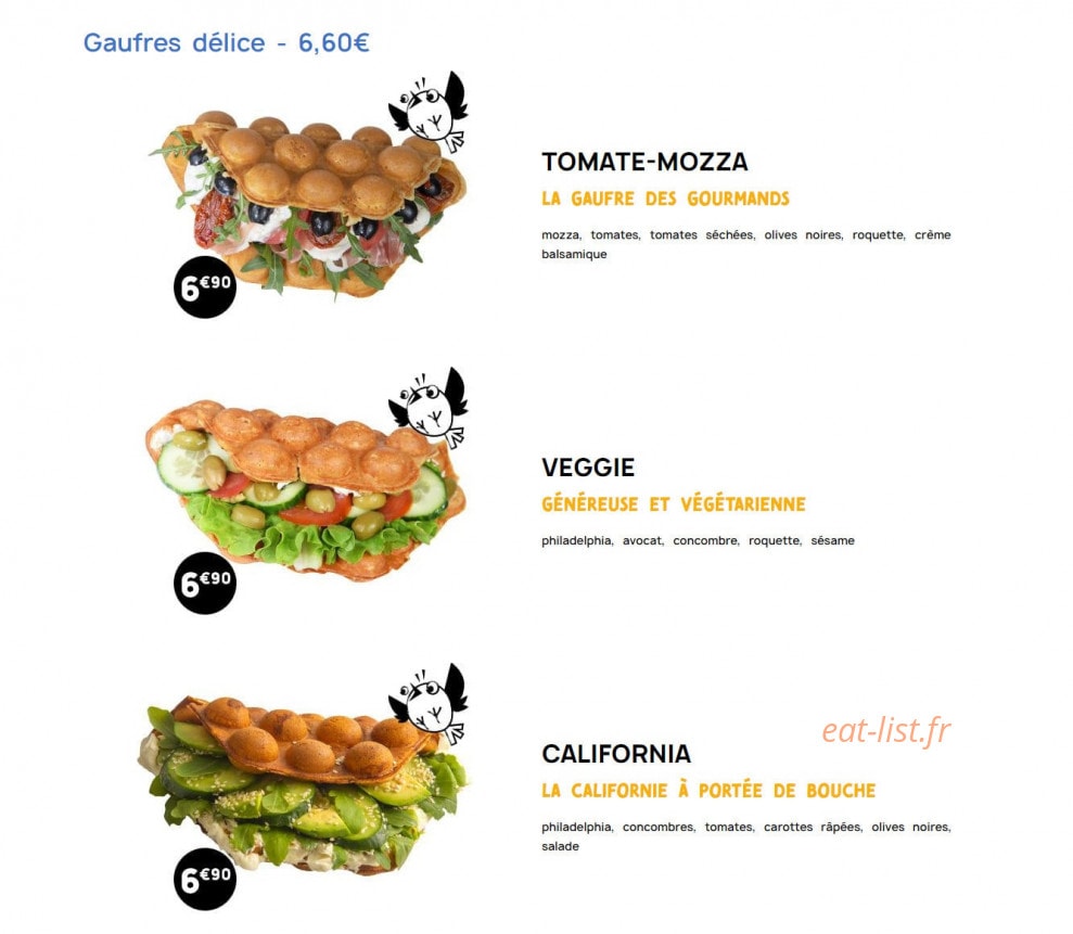 Bubble Boom Café — carte page 12
