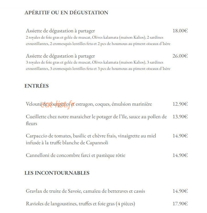 Chavant Voiron — carte page 1