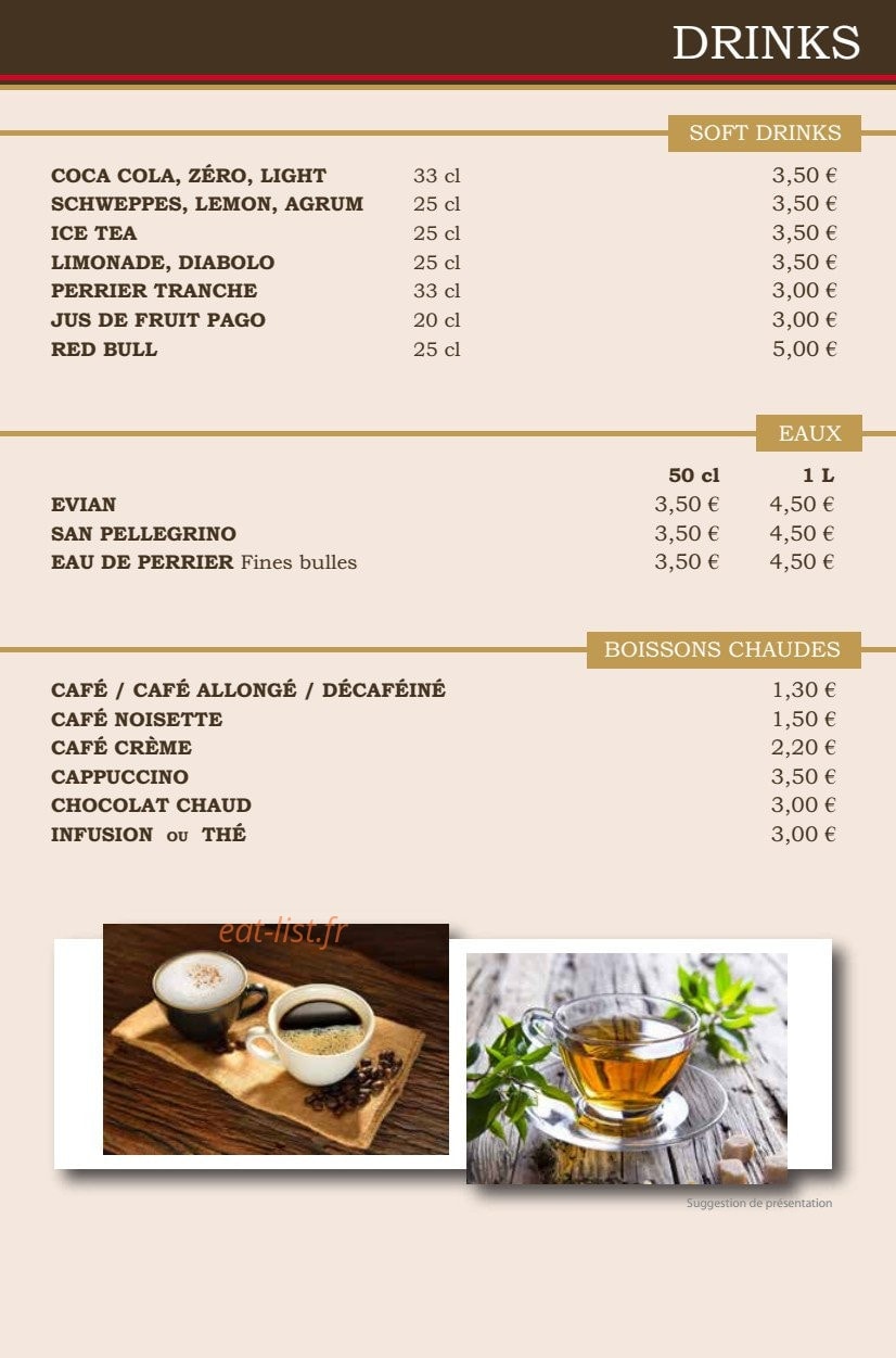 Hyde park Public House — carte page 11