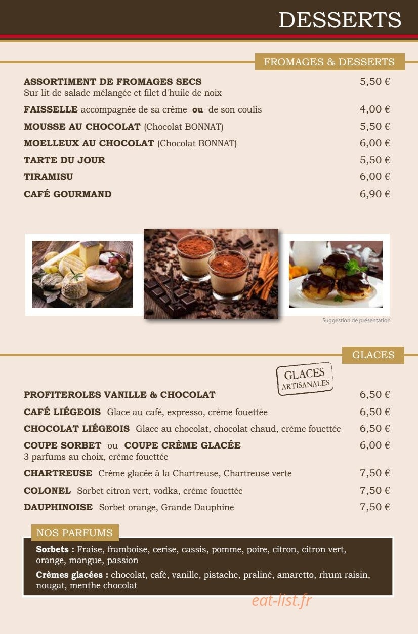Hyde park Public House — carte page 7