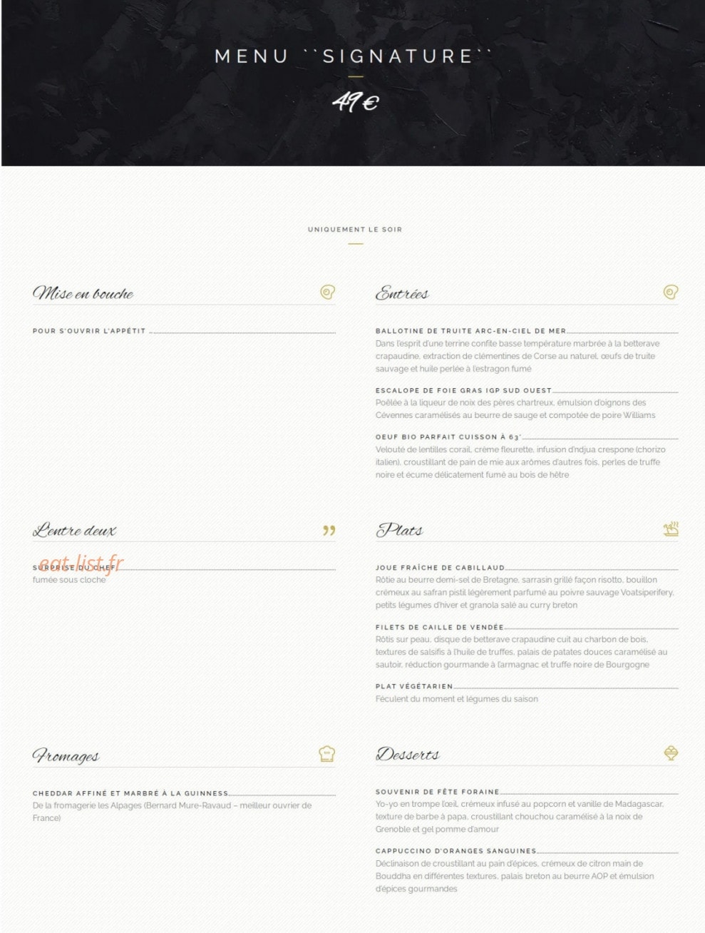 L'éclat de Sel — carte page 3