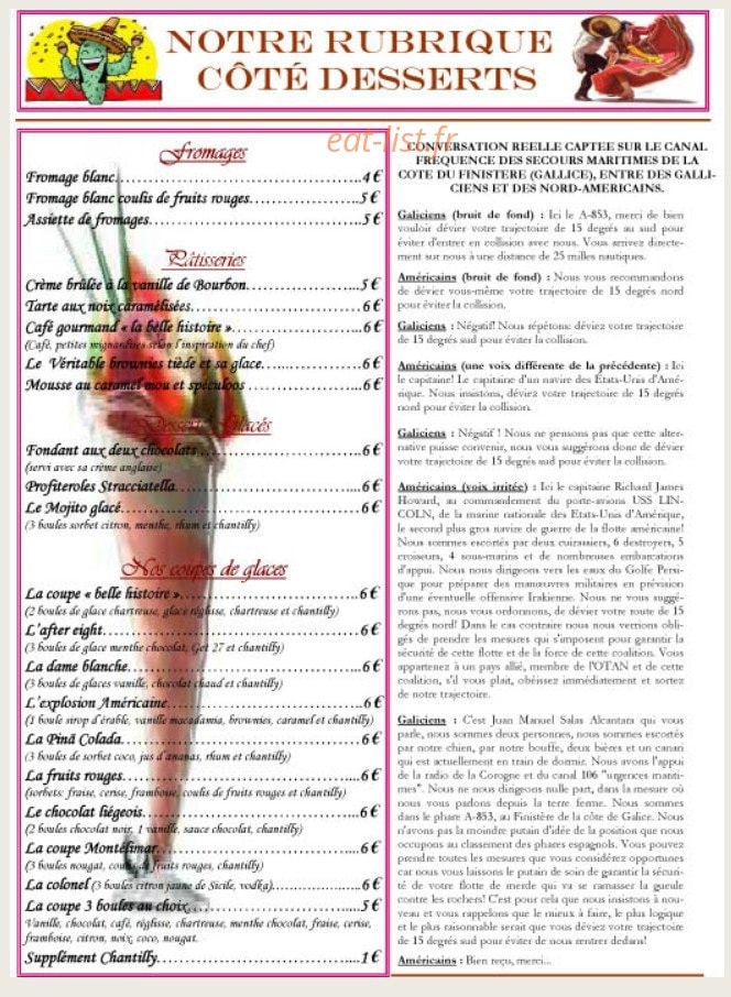 La Belle Histoire — carte page 8