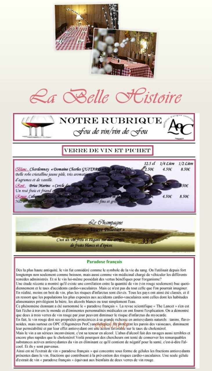 La Belle Histoire — carte page 7