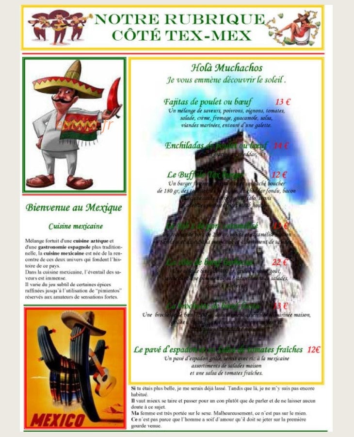 La Belle Histoire — carte page 2