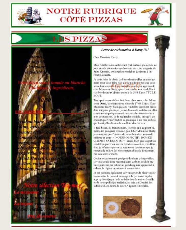 La Belle Histoire — carte page 5