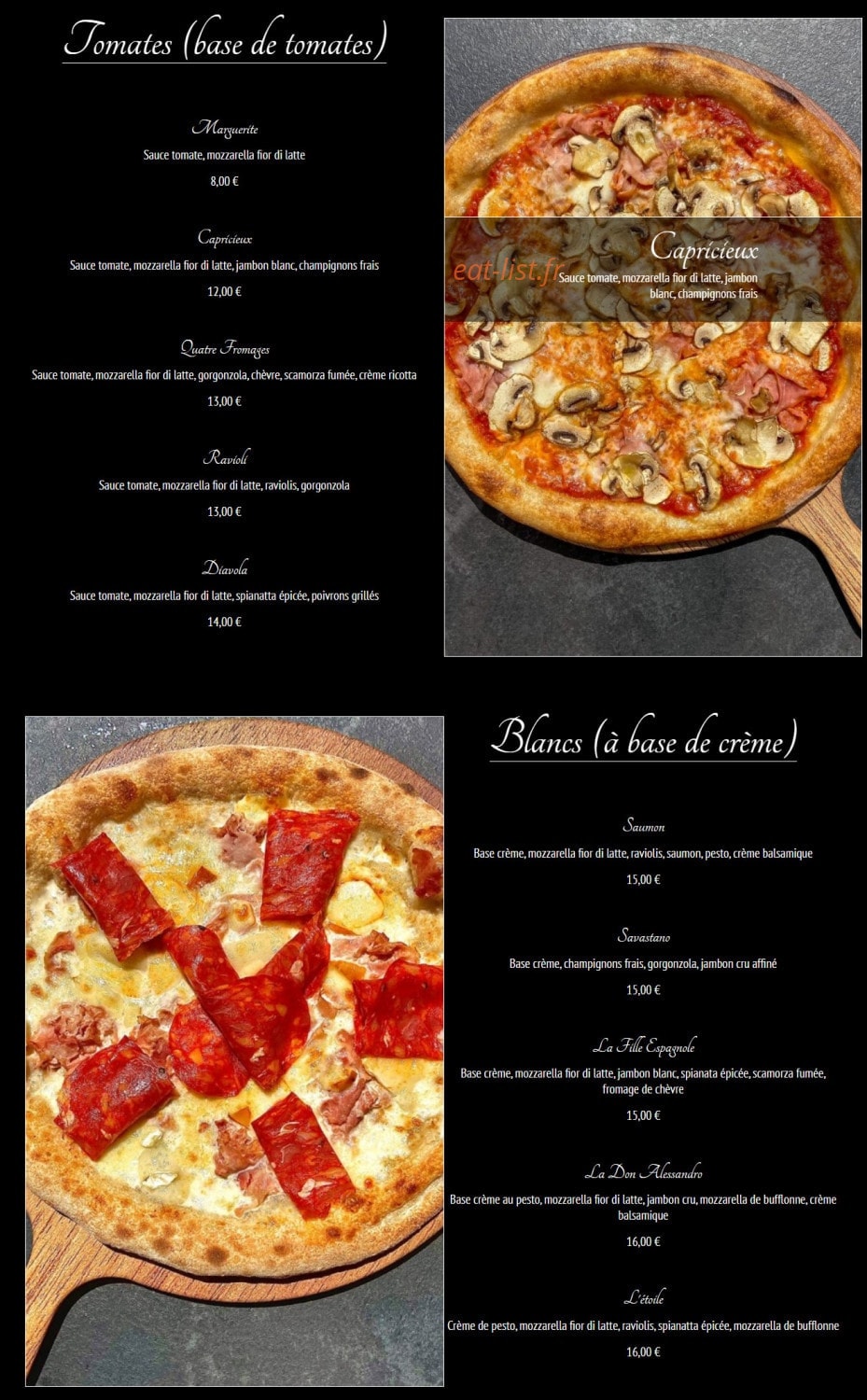 La Luna — carte page 3
