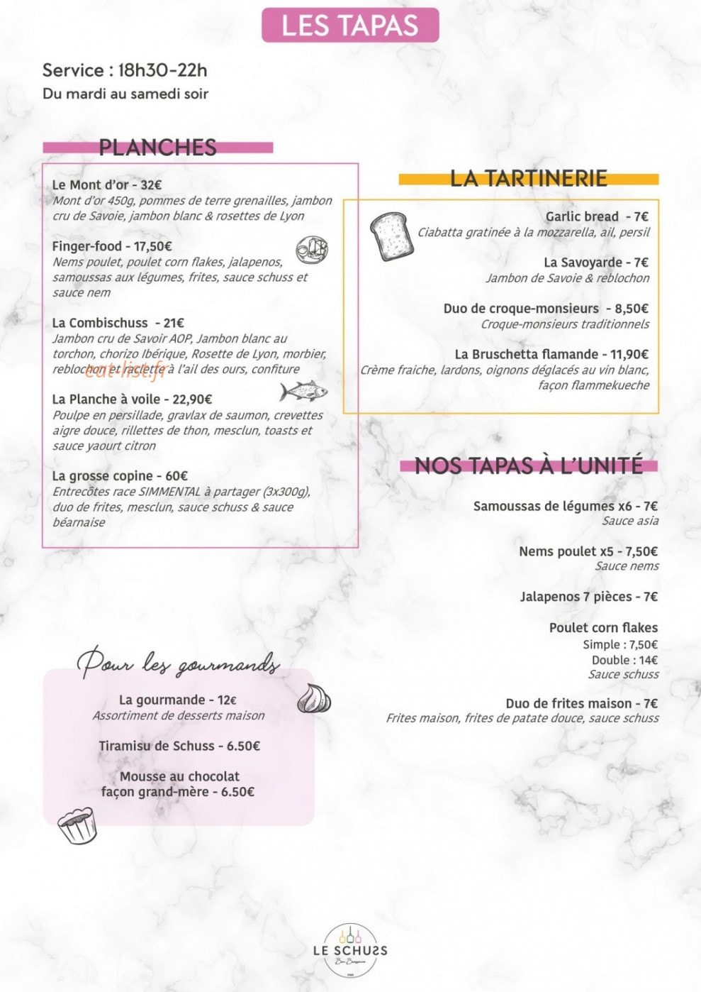 Le Schuss — carte page 1