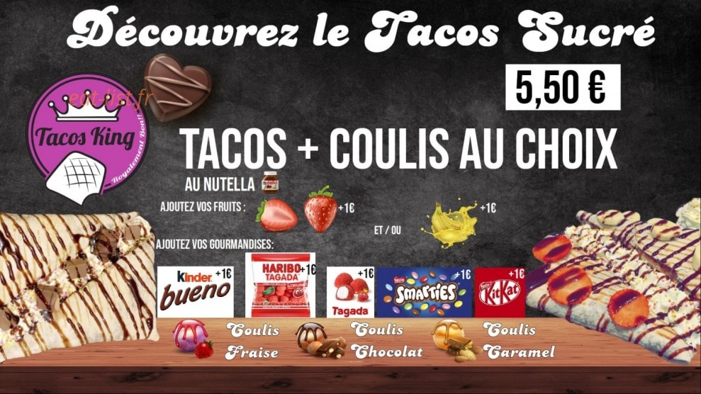 Le Tacos King — carte page 6
