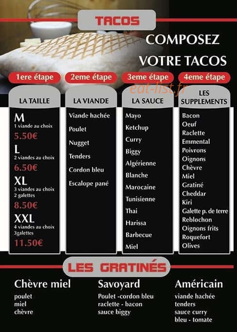 O'Frenchy — carte page 1