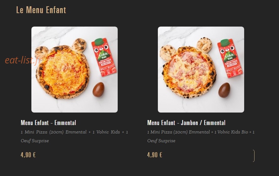 Pizza Cosy — carte page 8