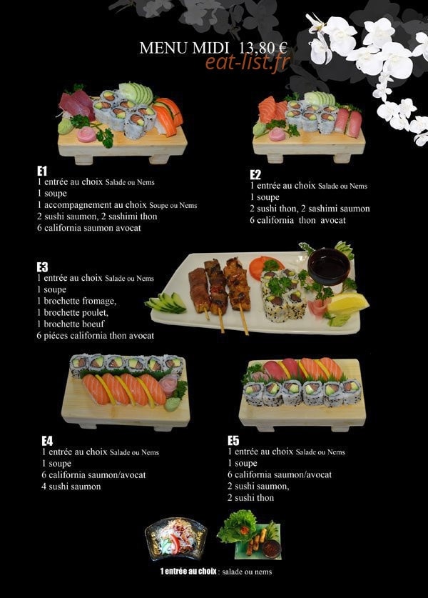 Zen Garden — carte page 5