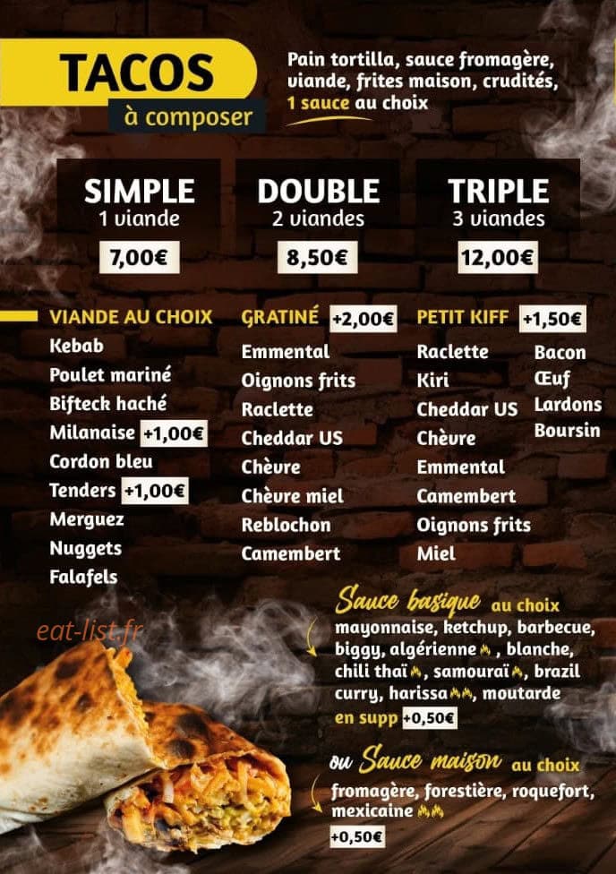 Holy Cook — carte page 2