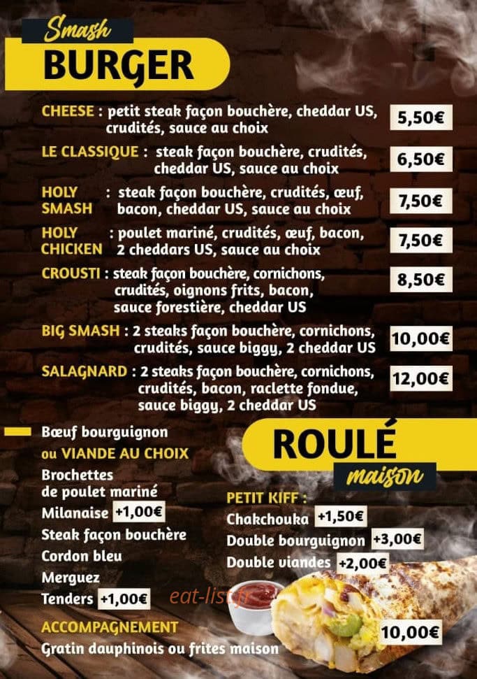 Holy Cook — carte page 4