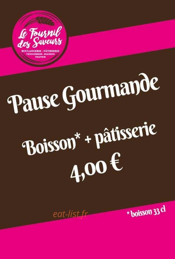 Le fournil des saveurs — carte page 5