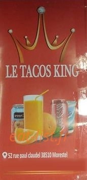 Le tacos king — carte page 1