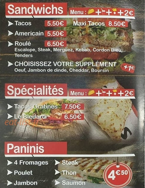Sun Food — carte page 2