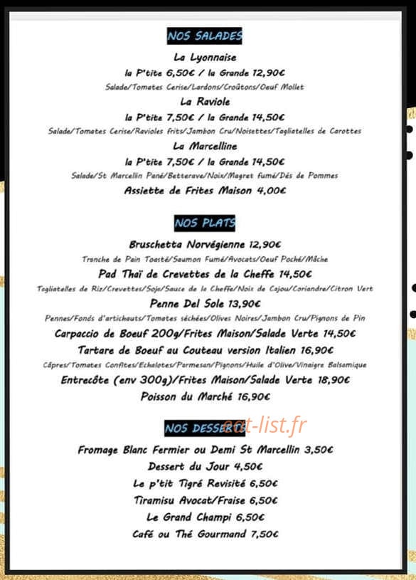 Le p'tit K fait — carte page 2