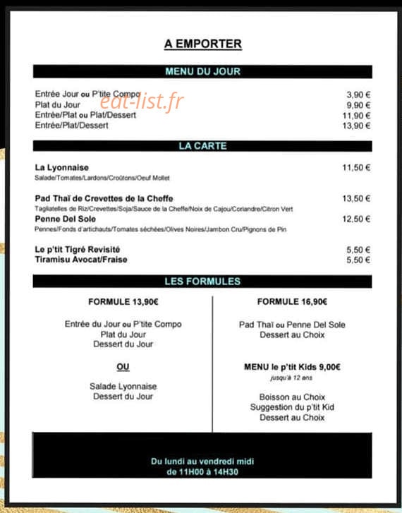 Le p'tit K fait — carte page 1