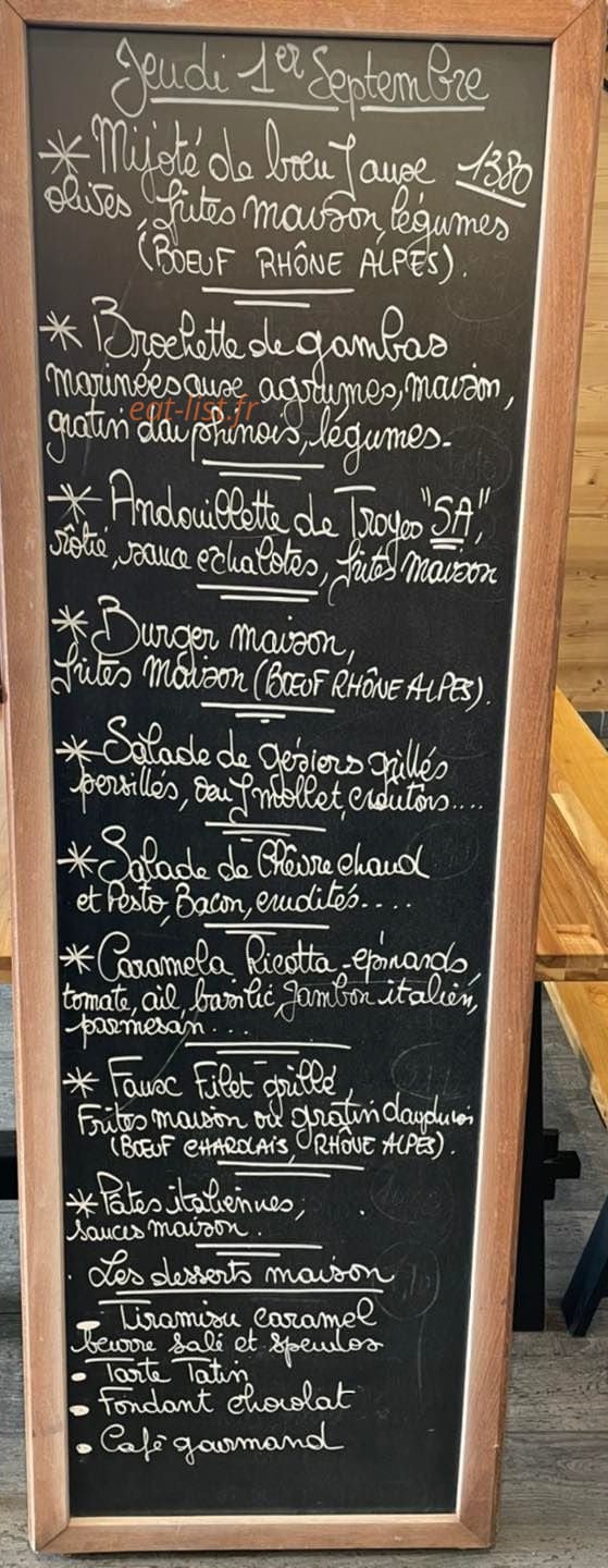 Café du centre — carte page 1