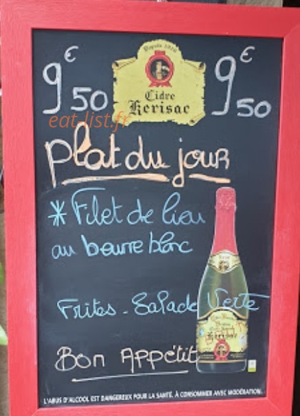 Le Grain de Sel — carte page 2