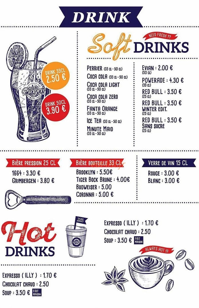 Boris Burgers — carte page 3