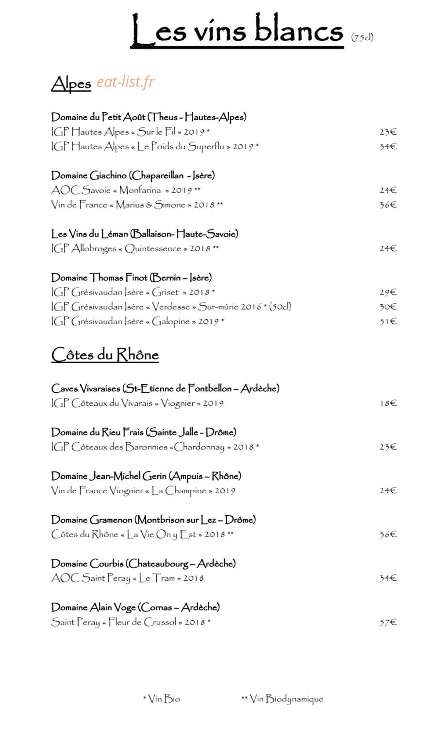 Le Cours de la Vie — carte page 5
