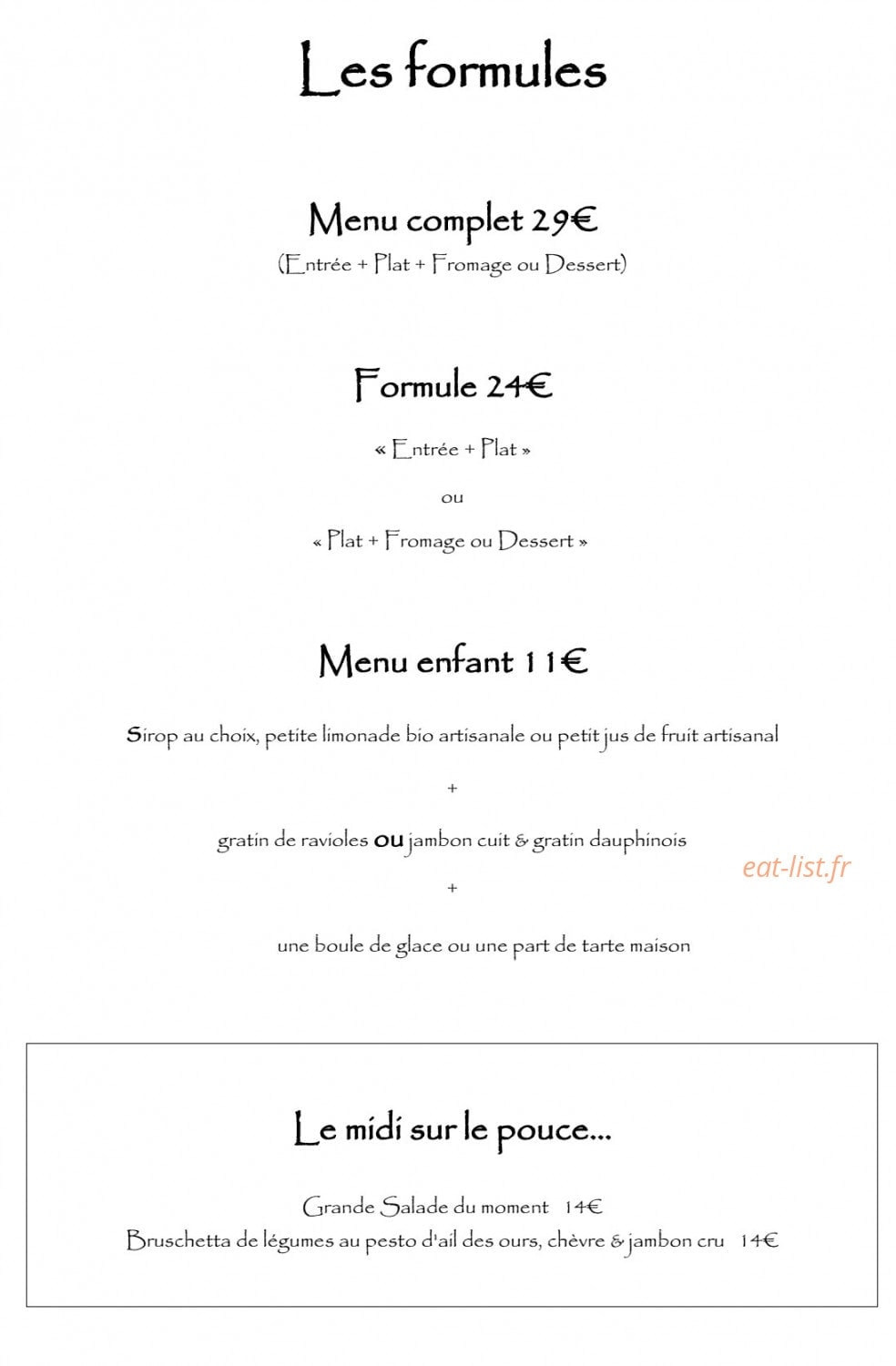 Le Cours de la Vie — carte page 2