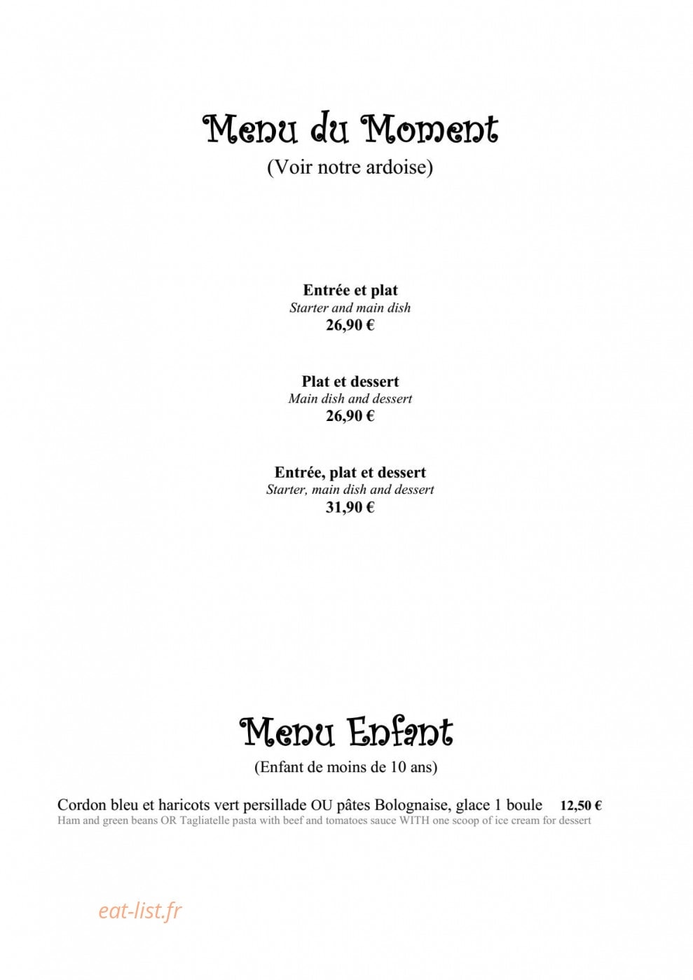 Le Diable au Coeur — carte page 4