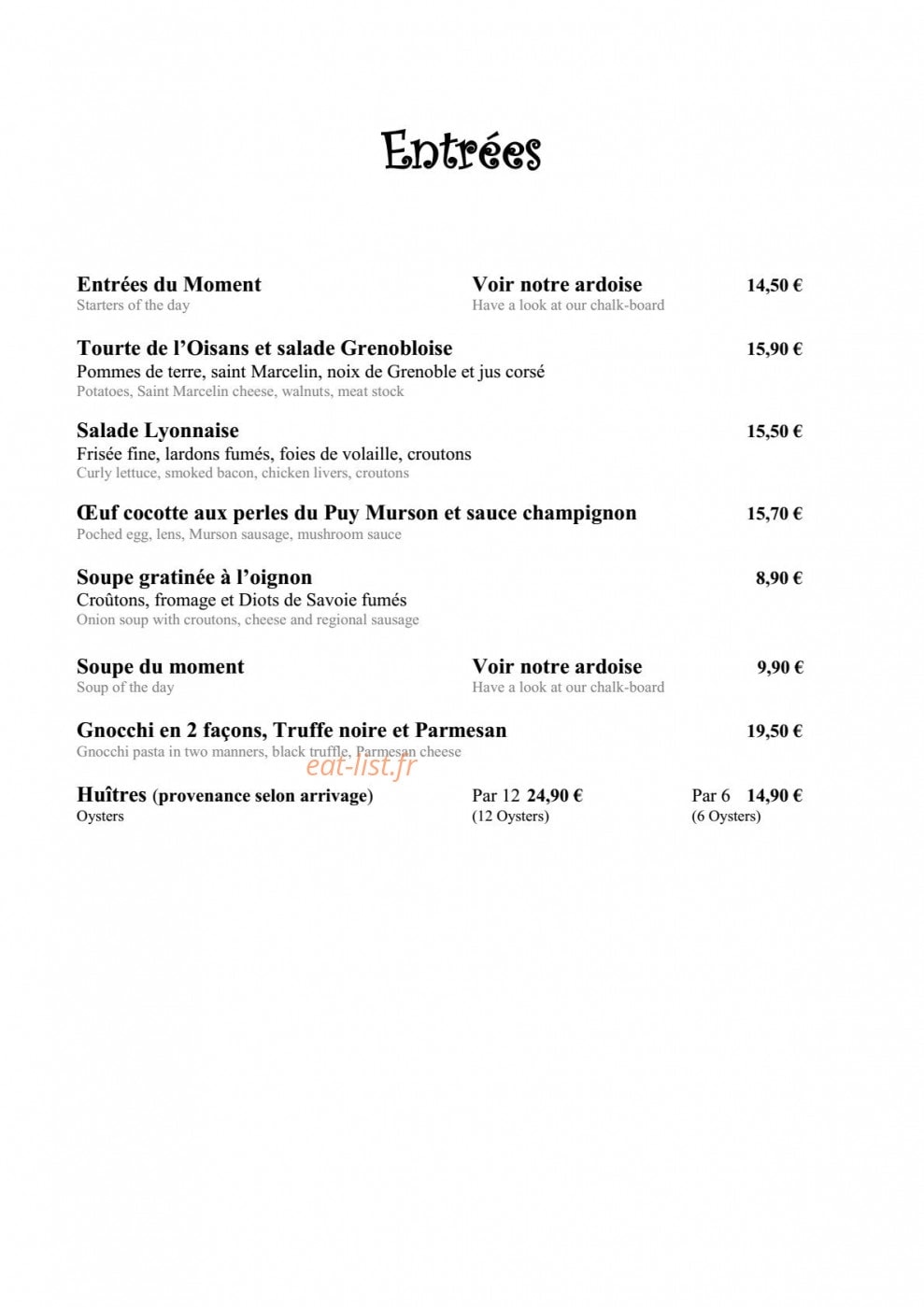 Le Diable au Coeur — carte page 5