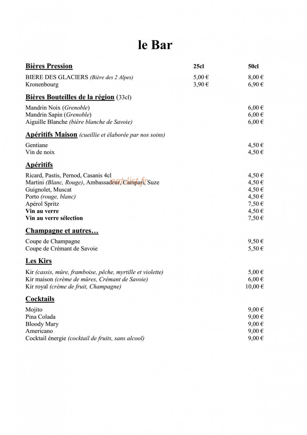 Le Diable au Coeur — carte page 9